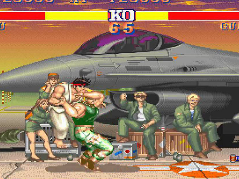 Street Fighter II Guile Glitches